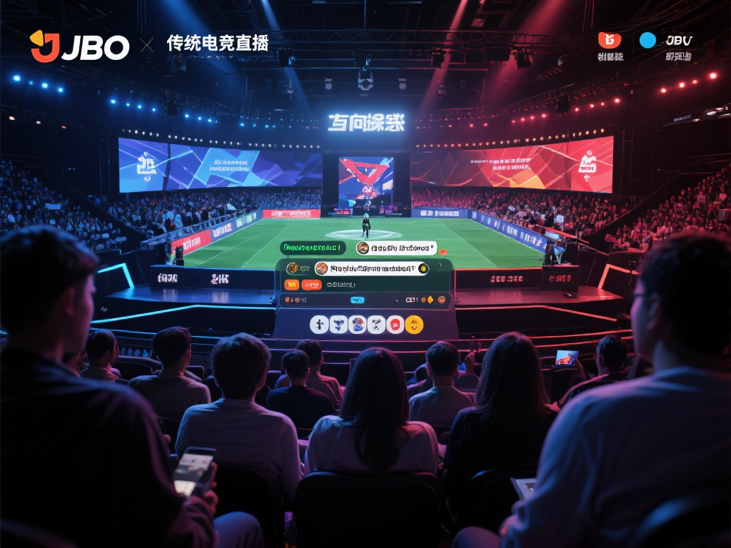 传统电竞直播往往是单向输出，但JBO倡导创新引入互